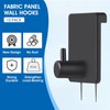 Lounsweer 4 Pcs Cubicle Hooks for Fabric Walls Cubicle Clips