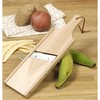 IMUSA USA Wood Plantain Slicer "Mariquitera", 13.8 x 4 x