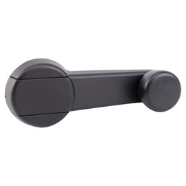 TRQ Driver & Passenger Side Window Crank Handle Black Compatible with 1984-1990 Jeep Cherokee Wagoneer