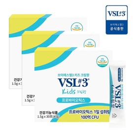 Shinsegae Live Shopping [VSL] 키즈 크림향 100억보장 아이 생유산균 30포 x 3박스 [VSL] Kids Cream Scent 10 Billion Guaranteed Probiotics for Kids 30 Packs x 3 Boxes