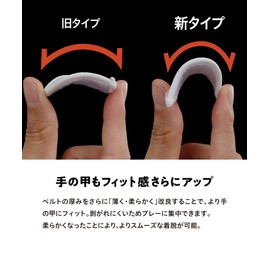 ZEROFIT Zero Fit Inspirational Gloves Golf Gloves 9.1 inches (23 cm) Left Hand Men Women White Endurance UP Rain Resistant