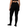 Ulla Popken Women's Thermal Tights, black