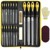 Topec 26 PCS Metal File Set, Grade T12 Forged Alloy