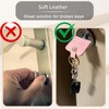 KARENSKEYS Leather Key Sleeve, 2PCS Stylish Key Cover, Broken Car