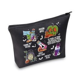 TOBGBE Funny Witchy Gifts Villains Pick Your Poison Evil Queen Quote Makeup Bag Magic Kingdom Bad Villains Lover Gift (Pick Poison)