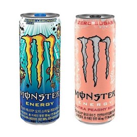 Monster 355ml Ozzy Lemonade 24 cans + Peachkin 24 cans (31656022) / 몬스터 355ml 오지 레모네이드 24캔 + 피치킨 24캔 (31656022)