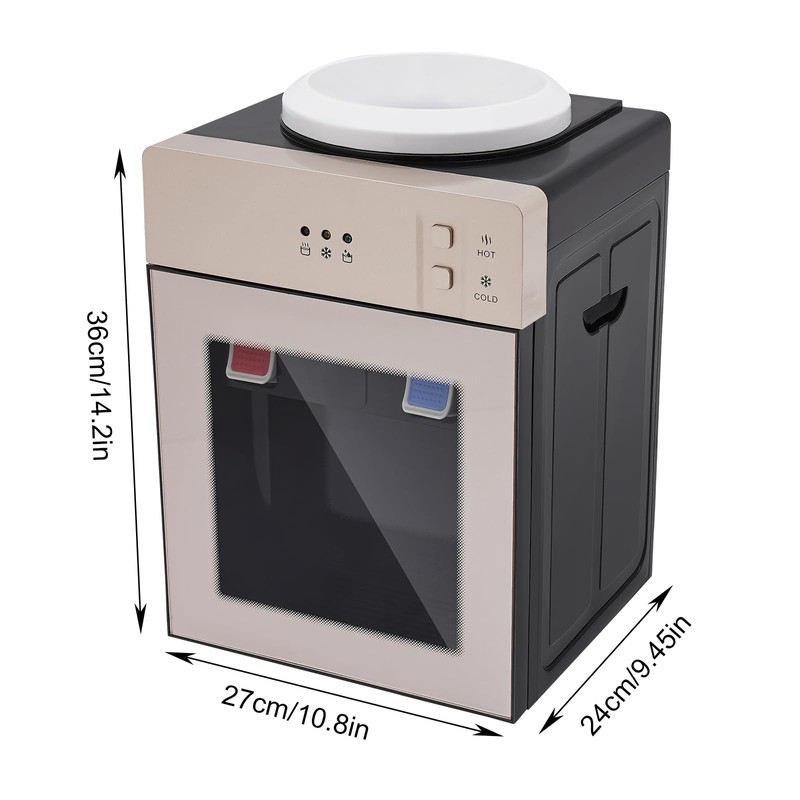 Water Dispenser, 5 Gallon Top Loading Mini Countertop Water Cooler