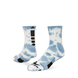 Red Lion Maxim Tie Dye Athletic Socks ( Light Blue / White - Large )