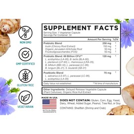 FarmHaven FarmHaven USDA Organic Milk Thistle Capsules and 60 Billion CFU Probiotic