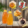 WOPPLXY 30 Pcs 12Oz Clear Plastic Honey Bottles, Plastic Honey