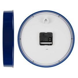 CASIO Wall Clock Blue Analog Standard Step Second Hand Simple IQ-24-2JF