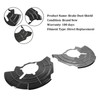 Topteng Right + Left Front Brake Dust Shield Suitable for