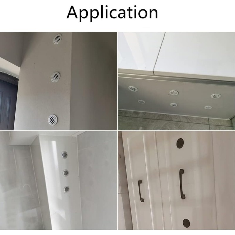 NIDETION Black Soffit Vents 29mm / 1.14” Stainless Steel Circular