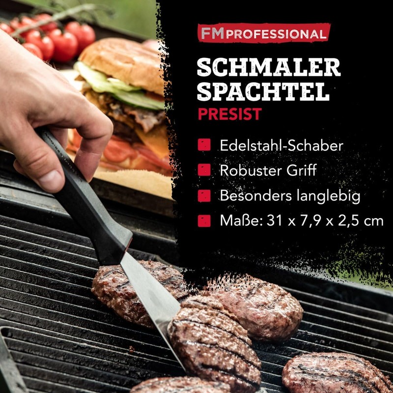 Presist Narrow Spatula - Stainless Steel Spatula for Turning and