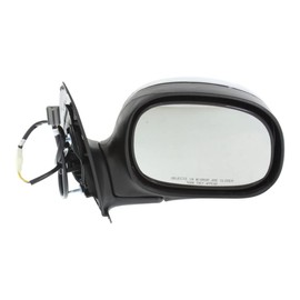 For Ford F-150 2000 Door Mirror Passenger Side | Harley-Davidson Edition | Power | Non-Heated | Black and Chrome | F85Z 17682 FAA | FO1321138
