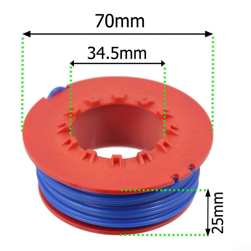 Strimmer Spool Replacement, Line & Spool For Flymo ET21 Mini