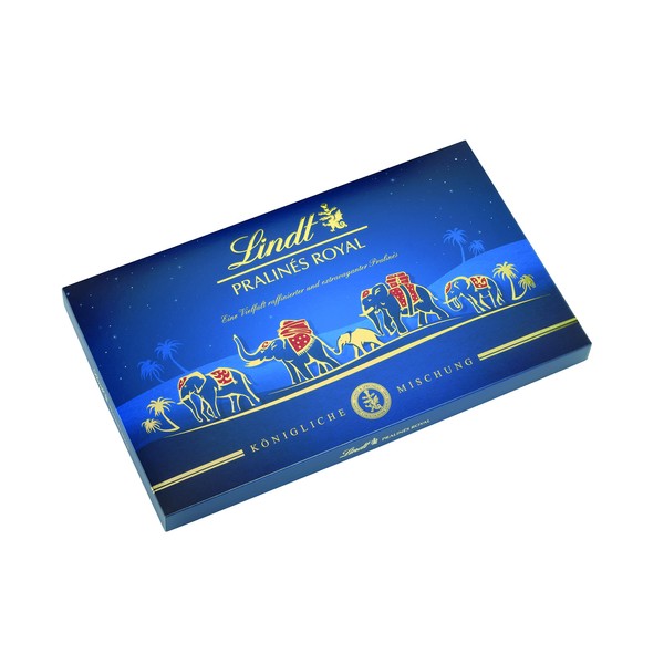 Lindt Chocolate - Royal Chocolates | 300 g | Pralines Box with 30 Finest Chocolates in 15 Royal Varieties with and without Alcohol | Chocolate Gift | Chocolate Gift