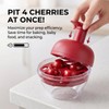 4-Cherry Pitter Tool, Easy Press Cherry and Olive Pit Remover