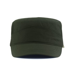 YAMEE Military Cap Unisex Denim, Army Cap Men's Classic Vintage Baseball Cap Women's Cotton, Military Cap Men's Sun Protection, Baseball Cap Adjustable for Men Women, Green