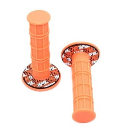 11 colours handle grips Motorcycle Motocross Hand Grips Dirt Bike Gel Handle Bar Universal dirt bike pit bike (Color : Orange)
