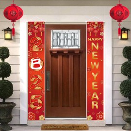 Paready Tapestry New Year New Year Entrance Decor Wall Hanging Banner Cloth Poster Wall Window Multifunction Merry Christmas Backdrop Decor Decor Home Decor
