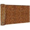 KOIUEYW Bamboo Reed Fencing, Light Russet Bamboo Screens Outdoor, Decorative
