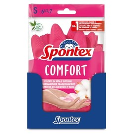 Spontex Comfort Household Gloves for Optimal Protection and Comfort Size Small 12 Pairs