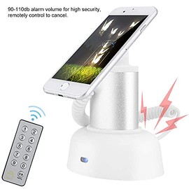 Soporte de Pantalla Antirrobo para Teléfono Móvil, Dispositivo Antirrobo para Celular con Alarma de Seguridad y Función de Carga, Compatible con IOS y Android, para Tiendas de Teléfonos, Exposiciones
