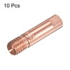 sourcing map 10Pcs Welder Tips .020" Bore Diameter M6 Copper