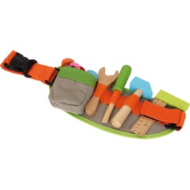 Small Foot 4745 Adjustable Tool Belt incl. Colourful Play Tools and Accessories, Tools.