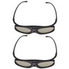 2Pcs 144Hz 3D Active Shutter Glasses DLP LinK LCD Lens