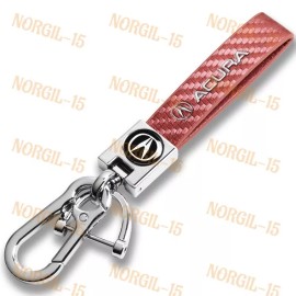 Unbranded Pink Leather Keychain Lanyard Quick Release Key chain for Acura INTEGRA RSX JDM