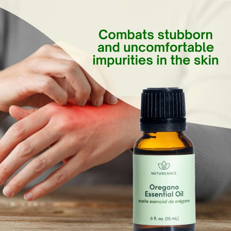 Natureance Natureance Oregano Essential Oil (15 mL) - 100% Pure