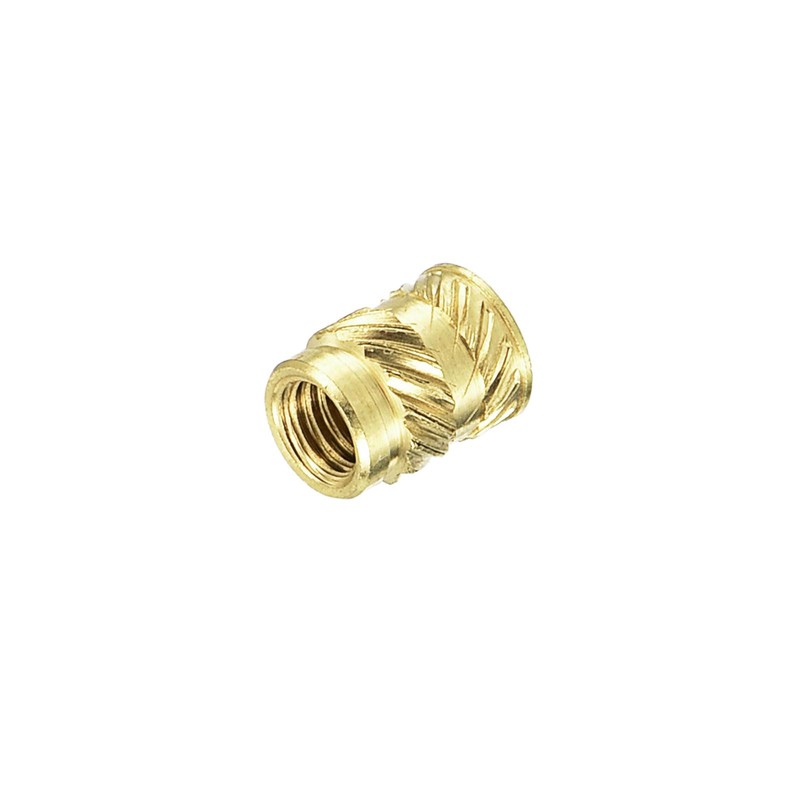 sourcing map Knurled Insert Nuts, 150Pcs M3 x 5.7mm L