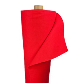 EraGreen Premium Craft Felt 1.5 m Width - 3 mm Felt for Crafts - Decorative Fabric Wool Felt Fabric Felt Roll Red (Sold by the Metre)