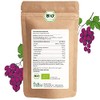 eltabia Bio Traubenkernmehl OPC 1kg Traubenkern Extrakt Pulver Premium Rohkost