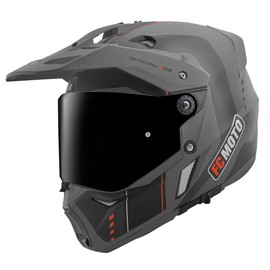 FC-Moto Pro Air Enduro Helmet, Black/Grey, S