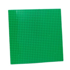 Florappy Classic Baseplate, Building Base, 10"x10" Build and Display Board, 32x32 Stud Compatible with All Major Brands (Green, 7, piece)