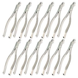 OdontoMed2011® Set Of 12 Dental Extracting Forceps #210 Dental Extraction Instruments ODM