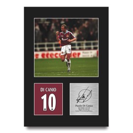 HWC Trading Paolo Di Canio Gifts Printed Signed Autograph Picture for Football Fans and Supporters - A4 Portrait