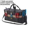 CLC Custom Leathercraft 1113 XL Tote Bag, 17-Pocket
