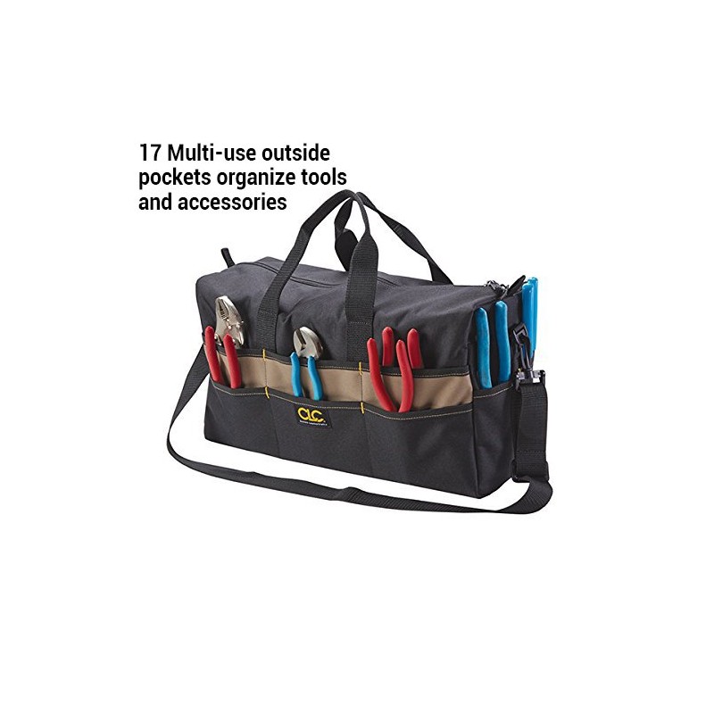 CLC Custom Leathercraft 1113 XL Tote Bag, 17-Pocket