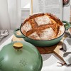 Flavehc Bread Oven Cast Iron Bread Dutch Oven with Cloche