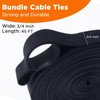 Fastening Cable Management Roll, 45ft x 3/4inch Reusable Fastening Tape,
