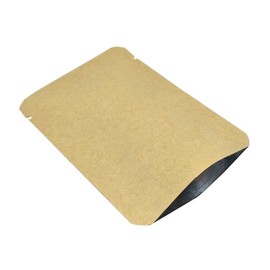 FERENLI 1000 Pieces Kraft Paper Open Top Vacuum Sealable Bags Mylar Foil Heat Seal Pouches for Sample Food Storage Packaging with Tear Notches 2.3x3.5 inch