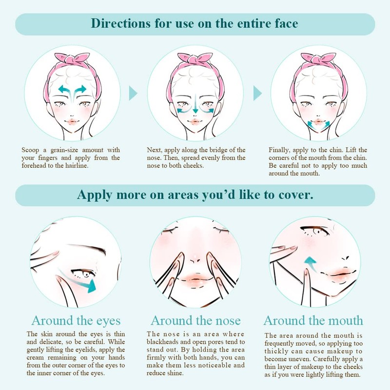 MIMURA Smooth Skin Cover Foundation Primer 20g Pores Makeup Concealer