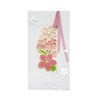 Chikhiko 12531 Stained Glass Style Bookmark Die-Cut Cherry Blossom Gold