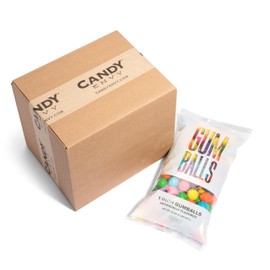 Candy Envy - Assorted 1 Inch Gumballs - 2lb Bag - 6 Bags with Approximately 113 Gumballs Per Bag - North American Made & Kosher Certified