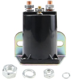 WHITE HAND Golf Cart 12V 4 Terminal 200A Heavy Duty Solenoid Relay Assembly for Yamaha G8 G9 G11 G14 G16 G20 Gas 1985 up 4-Cycle Models Replaces OEM# JF2-H1950-00 JR3-H1950-00 J38-81950-01