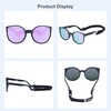 COCOSAND Baby Sunglasses with Strap Polarized Flexible Retro Cat Eye